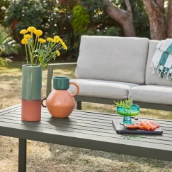 Aluminium-Gartenmöbelset für 4 Personen