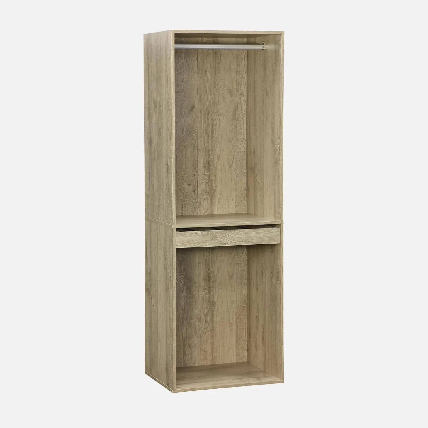 Ankleidemodul mit Garderobe und Hosenhalter