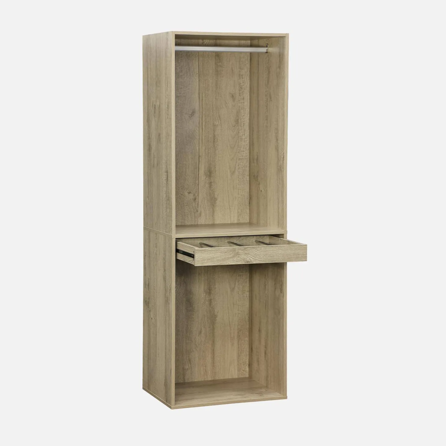 Ankleidemodul mit Garderobe und Hosenhalter
