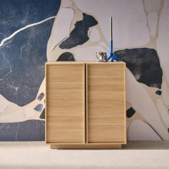 Anrichte Holzlook 2 Türen 80 cm