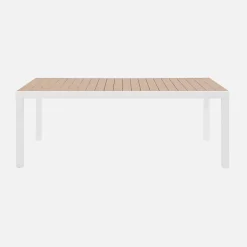 Ausziehbarer Gartentisch aus Aluminium für 10-12 Personen