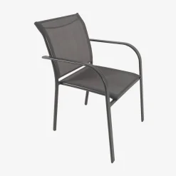 Ausziehbarer Gartentisch 180/240/300 cm Aluminium + 10 Sessel