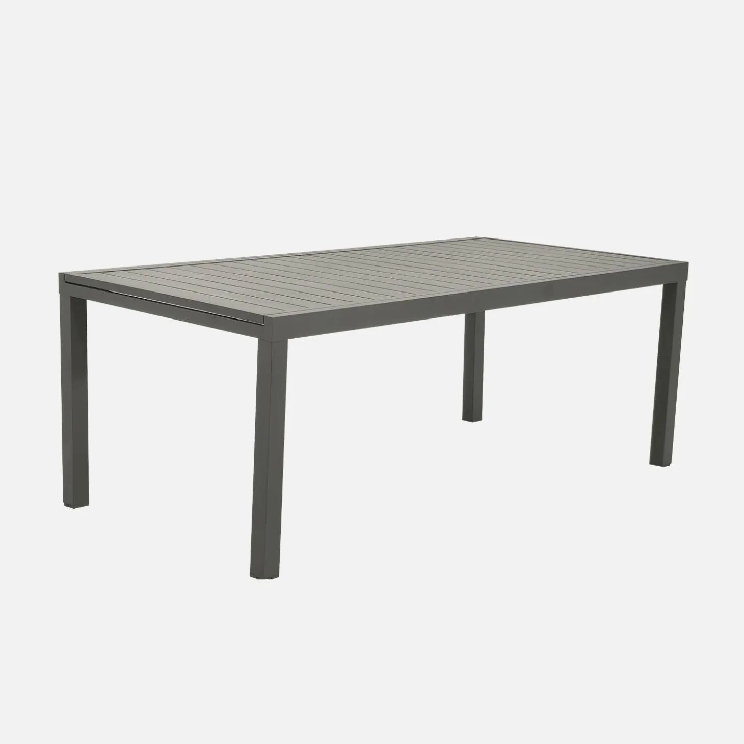 Ausziehbarer Gartentisch 200/320cm + 10 Sessel