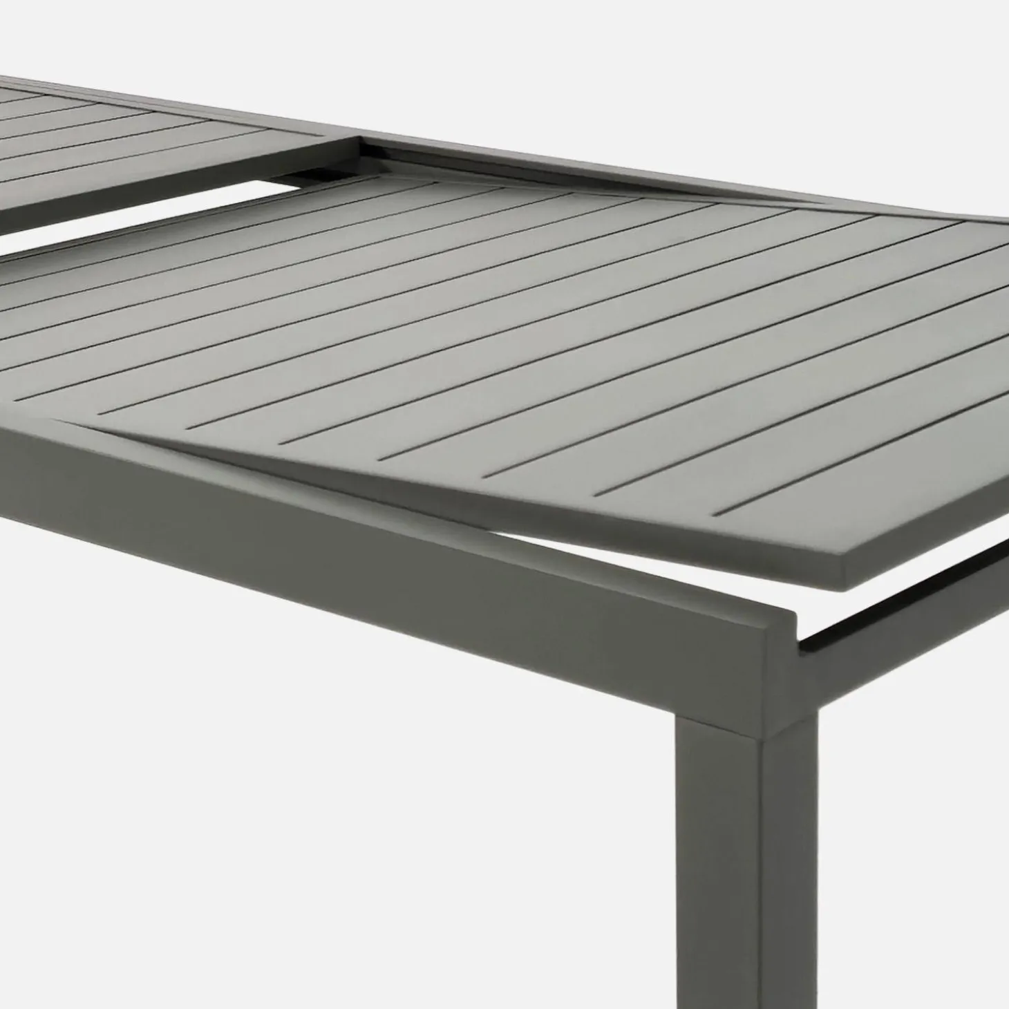Ausziehbarer Gartentisch 200/320cm + 10 Sessel