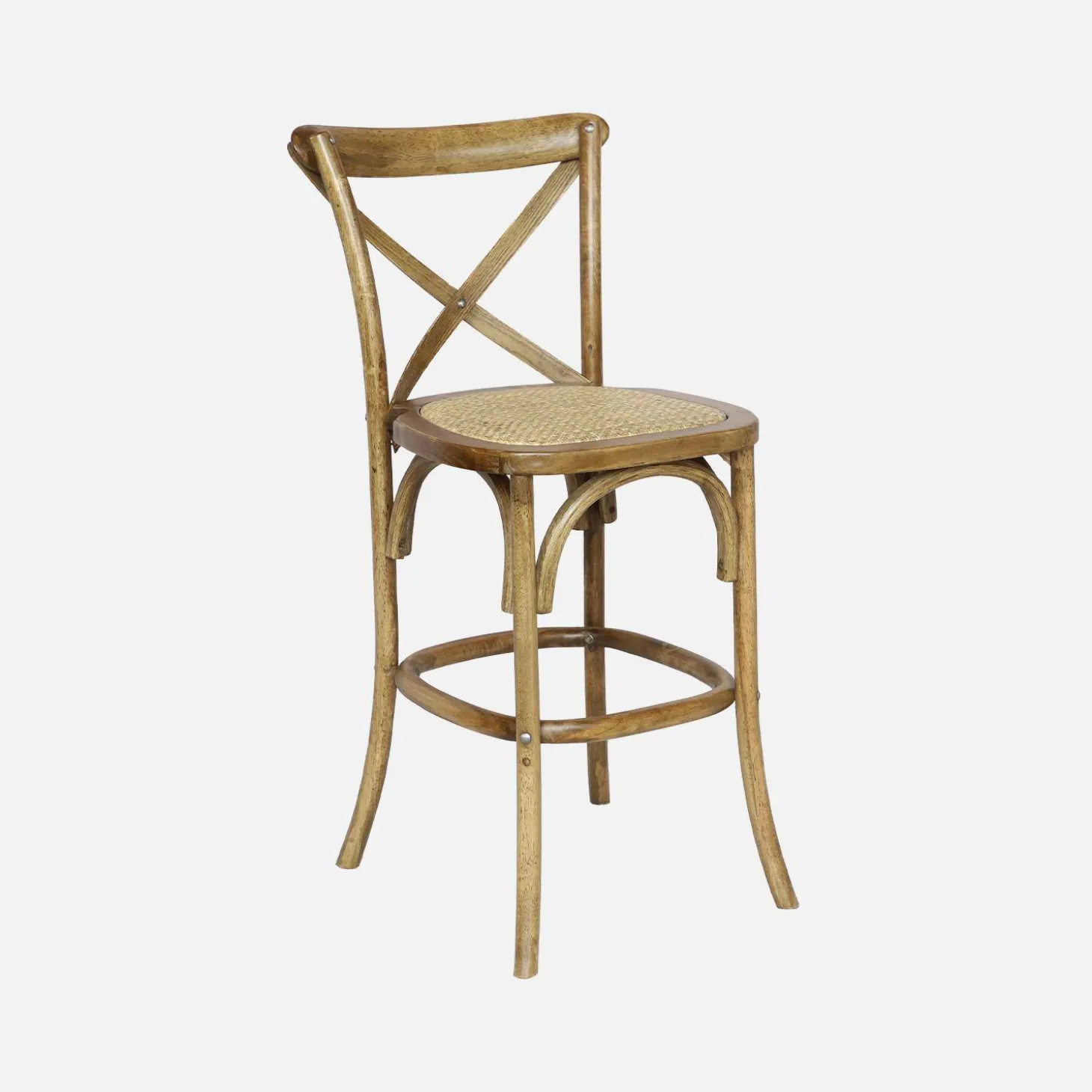 Barhocker Bistro Vintage Holz 65cm