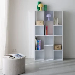 Bücherregal 3 Regale 12 Fächer