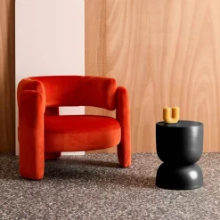 Beistelltisch, Couchtisch, Nachttisch aus Metall Ø32 x H42cm