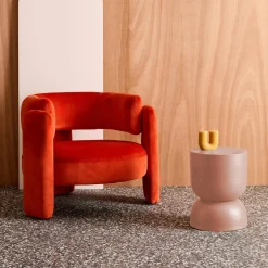 Beistelltisch, Couchtisch, Nachttisch aus Metall Ø32 x H42cm