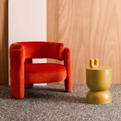 Beistelltisch, Couchtisch, Nachttisch aus Metall Ø32 x H42cm