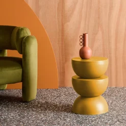 Beistelltisch, Sofatisch, Nachttisch Metall Ø32 x H46,5cm