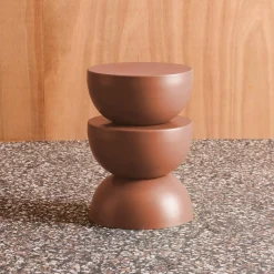 Beistelltisch, Sofatisch, Nachttisch Metall Ø32 x H46,5cm