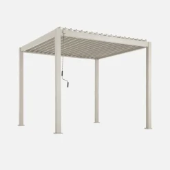 Bioklimatische Pergola mit Lamellendach Triomphe 3x3m V2