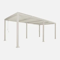Bioklimatische Pergola Palace mit Lamellendach 3x6m