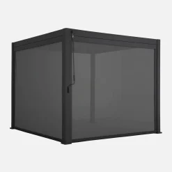 Bioklimatische Pergola Triomphe 3x3m V2 mit 2 Markisen 3 m
