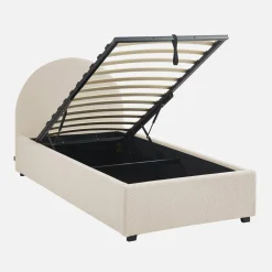Boxbett mit Lattenrost und Kopfteil, 90 x 190cm