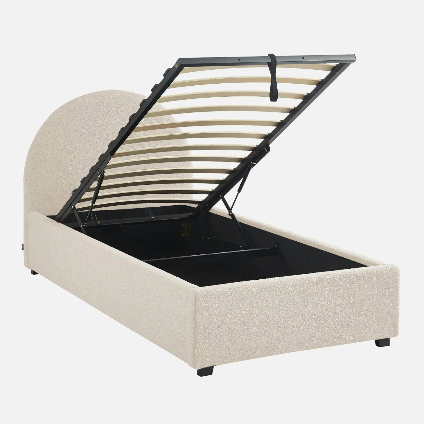 Boxbett mit Lattenrost und Kopfteil, 90 x 190cm