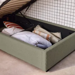 Boxbett mit Lattenrost und Kopfteil, 90 x 190cm