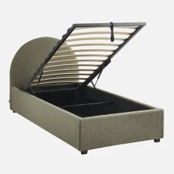 Boxbett mit Lattenrost und Kopfteil, 90 x 190cm