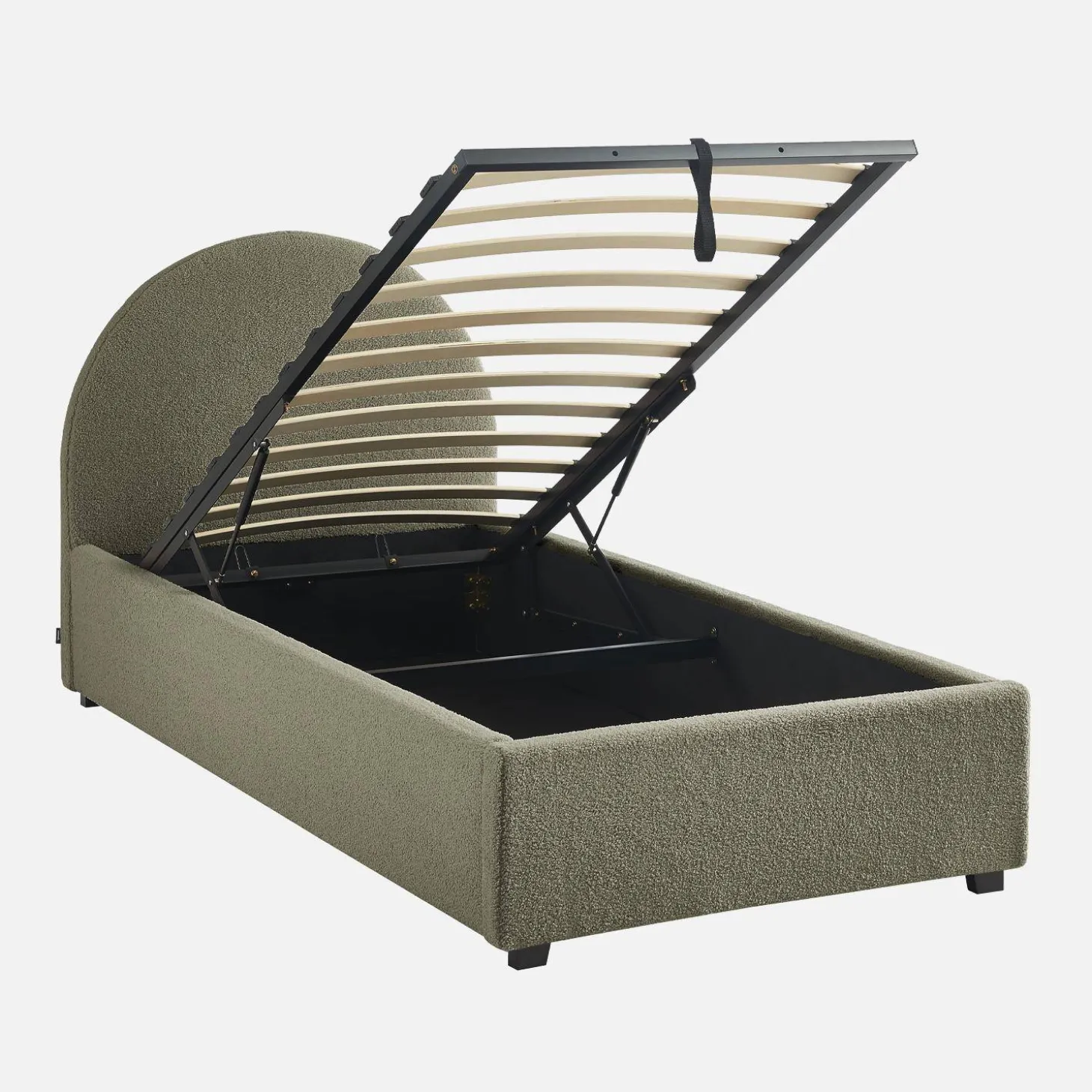 Boxbett mit Lattenrost und Kopfteil, 90 x 190cm