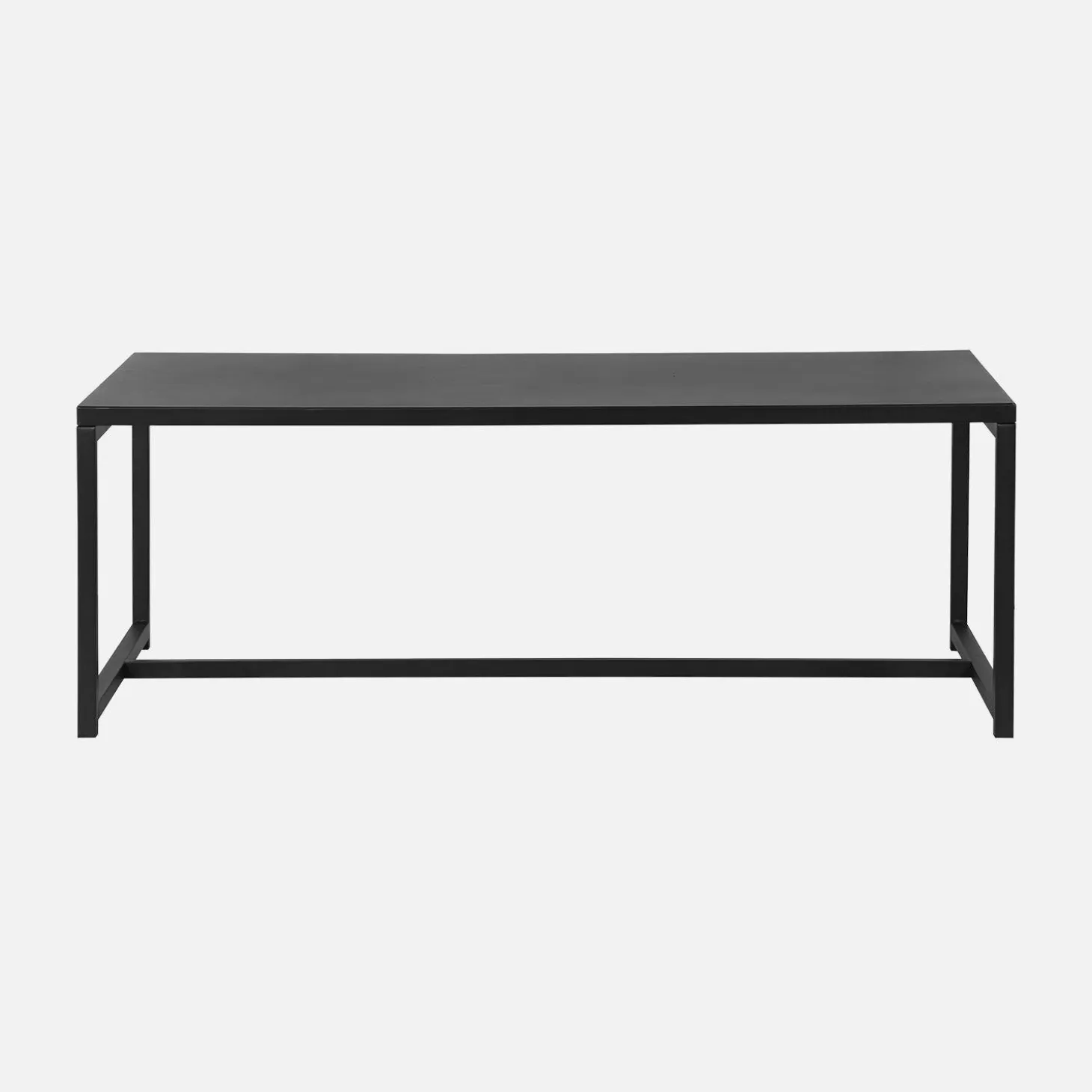 Couchtisch aus Metall 100 x 50 x 36 cm