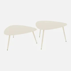 2 dreieckige Couchtische für innen / außen