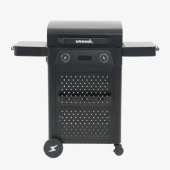 Elektrischer Grill aus emailliertem Stahl, 2 Brenner, 2300 W
