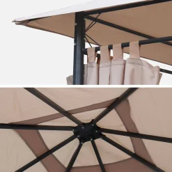 Ersatzplane für Pergola Elusa 3x3m