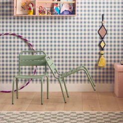 2er-Set Kinderstühle aus Metall