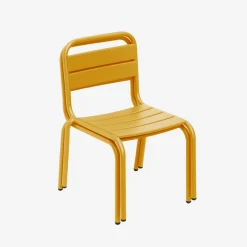 2er-Set Kinderstühle aus Metall
