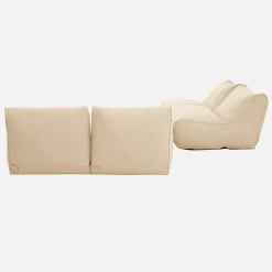 4er-Set Outdoor Sessel mit Olefin-Bezug