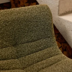 2er-Set Sessel mit Bezug im Alpaka-Look