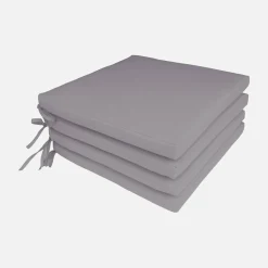 4er-Set Sitzkissen für Gartenstühle