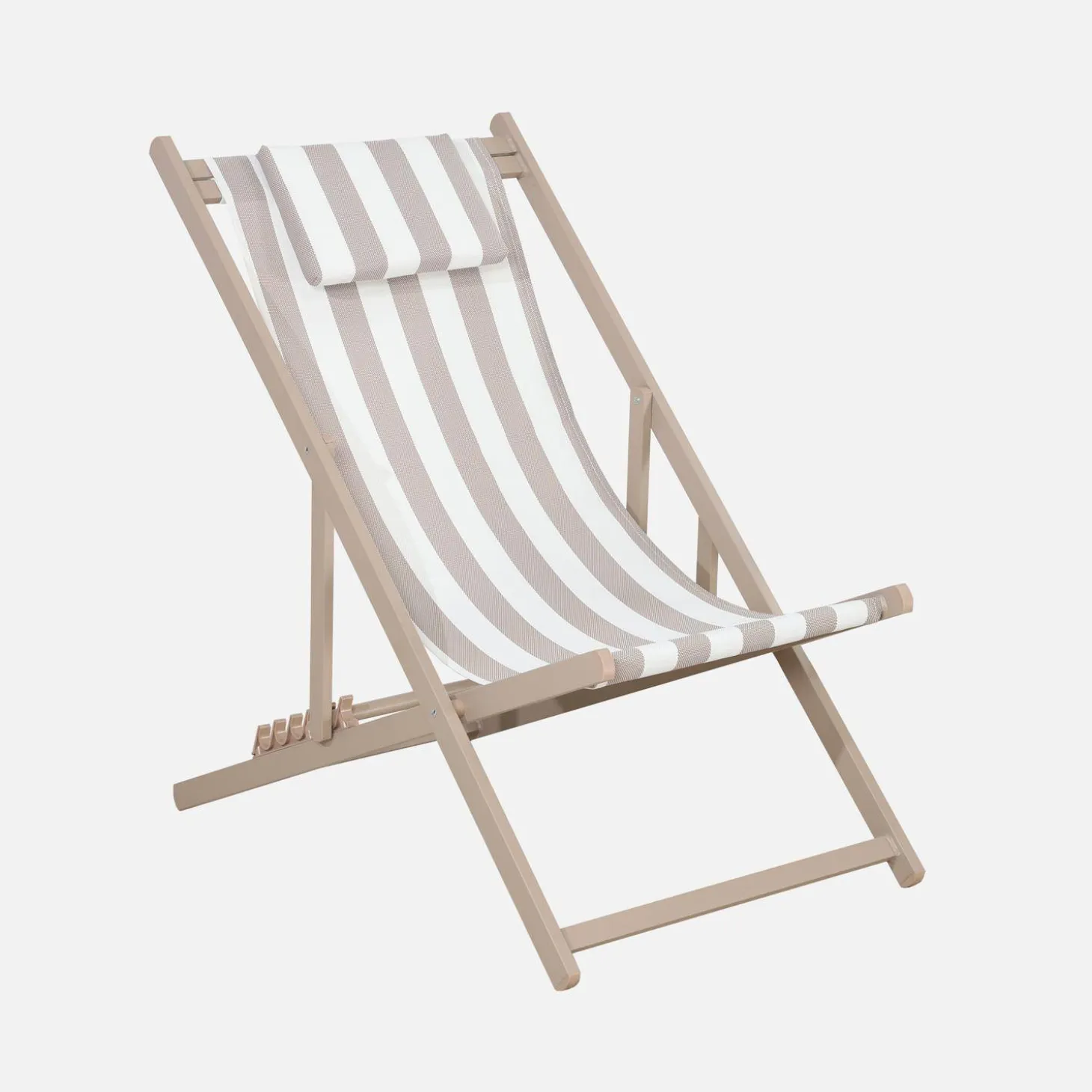 2er-Set Sonnenliegen aus Aluminium, mehrfach verstellbar