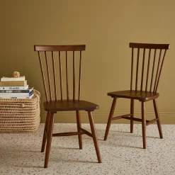 2er-Set Stühle aus Hevea-Holz