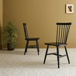 2er-Set Stühle aus Hevea-Holz