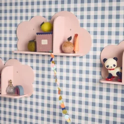 3er-Set Wandregale Wolke für Kinderzimmer