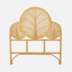 Exotisches Kopfteil aus Rattan für Kinderzimmer 90 x 100 cm