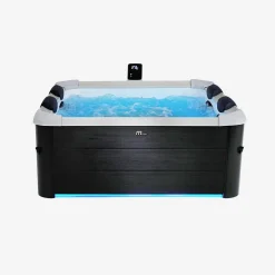 Fester Whirlpool 6 Personen Hydromassage, 4 Kissen Abdeckplane inbegriffen 180cm