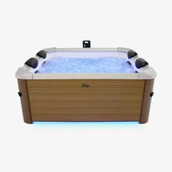 Fester Whirlpool 6 Plätze Hydromassage, 4 Kissen 160cm