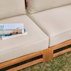 Gartengarnitur aus Holz 5 Sitze - Mendoza