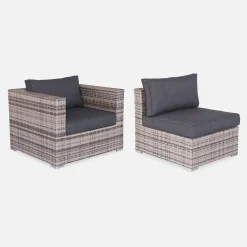 Gartengarnitur aus Polyrattan 8-10 Personen