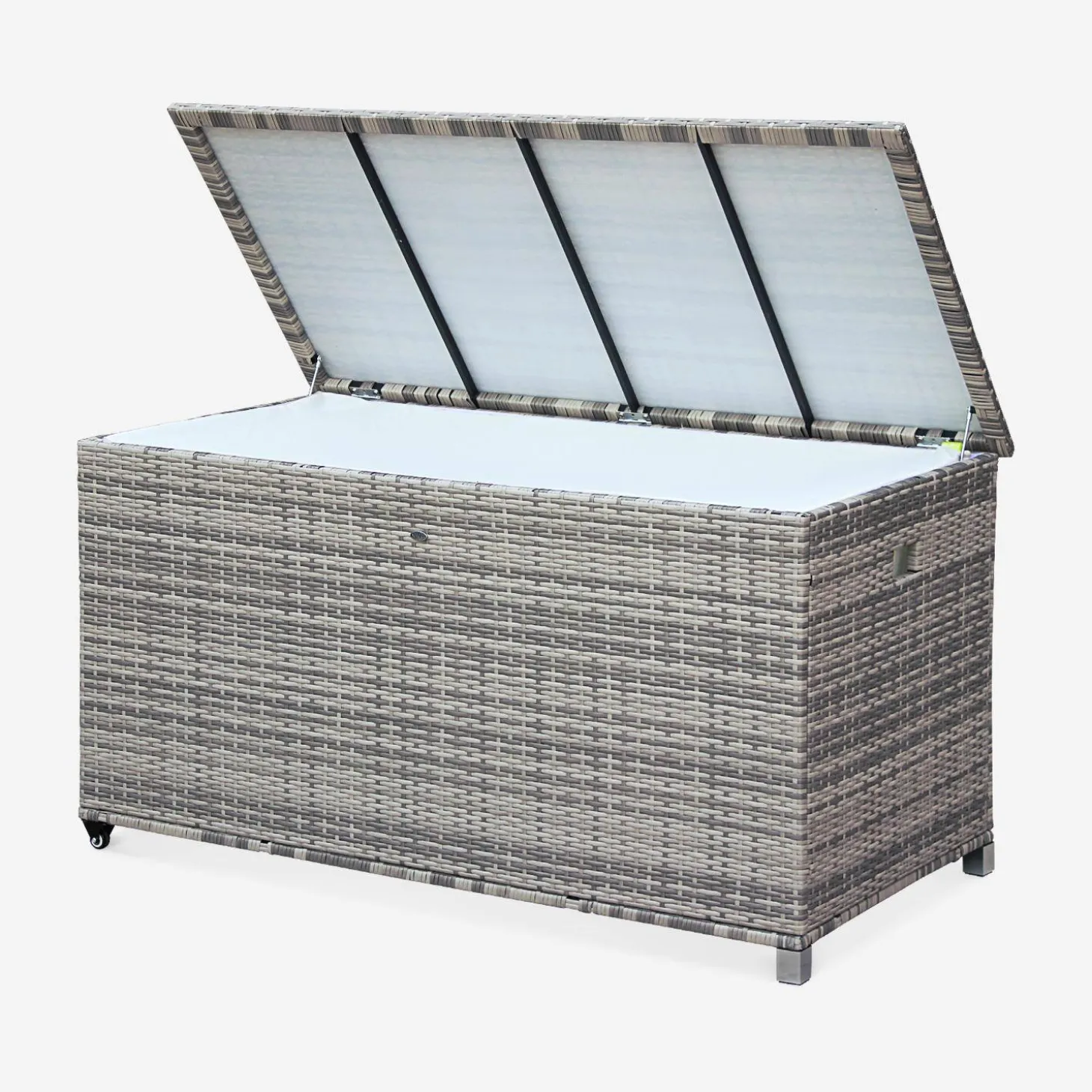 Gartenkiste aus Polyrattan 162x82cm