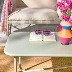 Gartenlounge-Set aus Stahl für 4 Personen