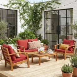 Gartenlounge-Set für 4 Personen