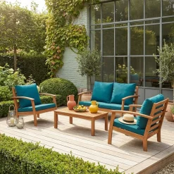Gartenlounge-Set für 4 Personen