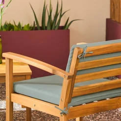 Gartenmöbelset aus Akazienholz für 4 Personen