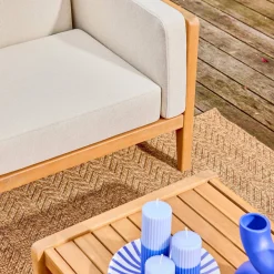 Gartenmöbelset aus Akazienholz für 4 Personen