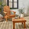 Gartensessel Adirondack mit Fußstütze