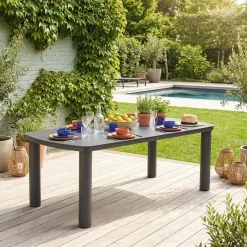 Gartentisch aus Aluminium 225cm für 10 Personen