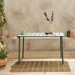 Gartentisch aus Stahl für 4 Personen